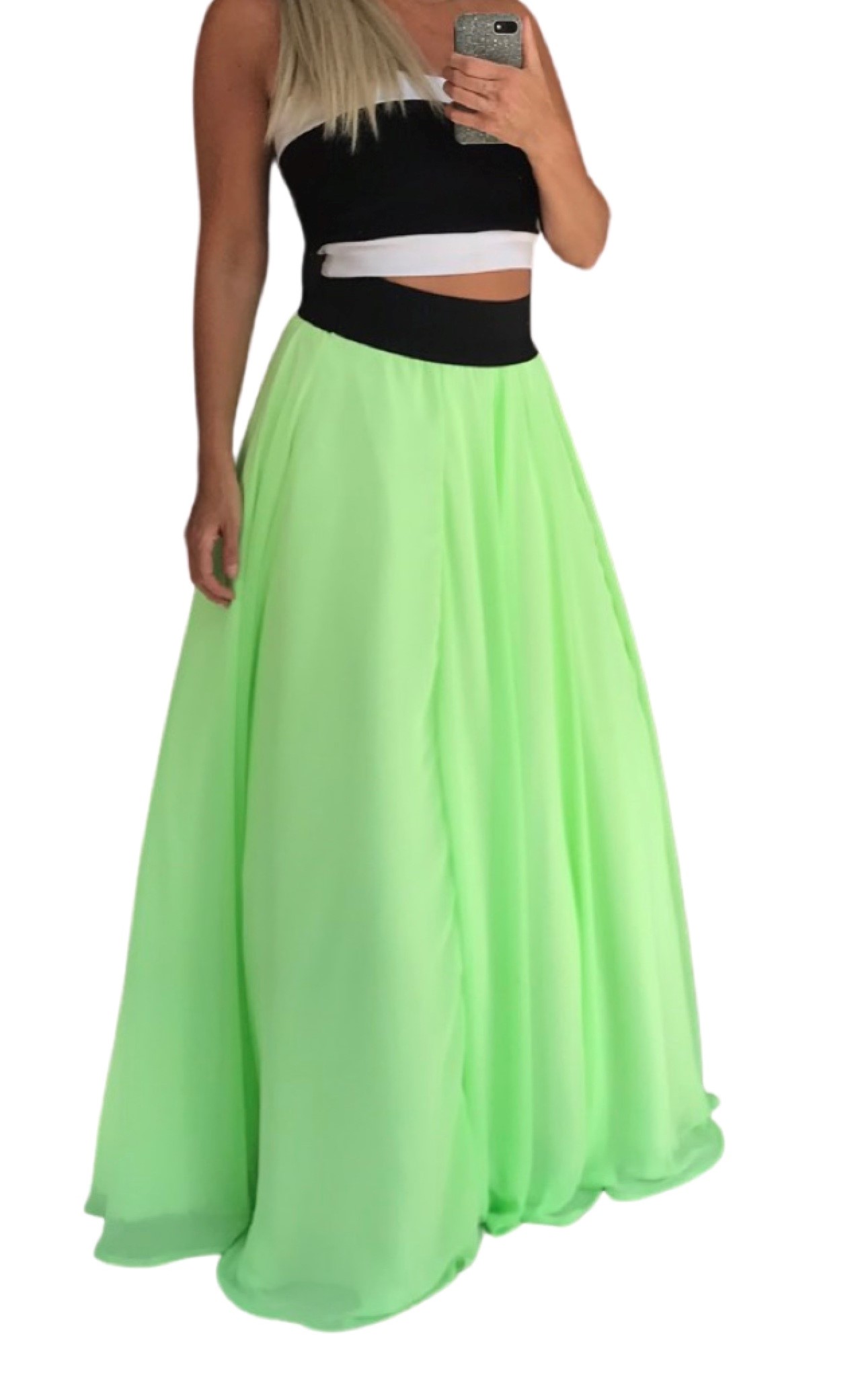 Dlouhá sukně - maxi sukně - BOROS SK-L-GRY 01